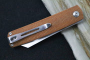 Boker Plus Tenshi Micarta - Brown Micarta Handle Scales / VG-10 Steel 01BO327 - Northwest Knives