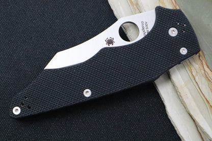 Spyderco YoJumbo - Black G-10 Handles / Satin Finish / Wharncliffe Blade C253GP