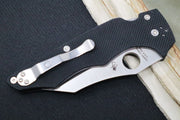 Spyderco YoJumbo - Black G-10 Handles / Satin Finish / Wharncliffe Blade C253GP - Northwest Knives