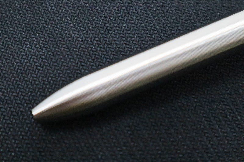 Tactile Turn  Bolt Action Short Pen - Titanium Handle / Titanium Clip - Northwest Knives