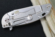 Rick Hinderer Knives XM-18 - Tri Way Pivot- 3.5" Recurve Blade / Stonewash Finish / OD Green G-10 Handle - Northwest Knives