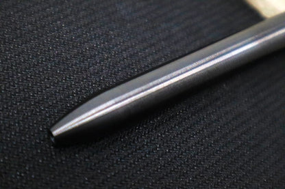 Tactile Turn Small Side Click Pen - Zirconium Handle / Black DLC Clip