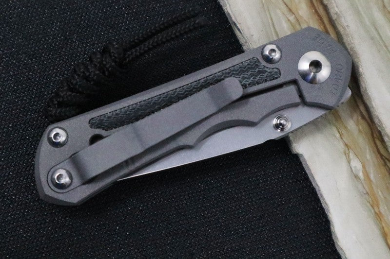 Chris Reeve Knives Small Inkosi - Black Micarta Inlays - Tanto Blade SIN-1044 - Northwest Knives