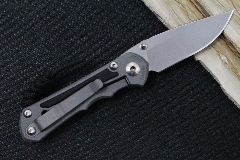 Chris Reeve Knives Small Inkosi - Black Micarta Inlays / Drop Point Blade / CPM-Magnacut Steel SIN-1012