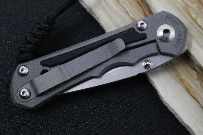 Chris Reeve Knives Small Inkosi - Black Micarta Inlays / Drop Point Blade / CPM-Magnacut Steel SIN-1012