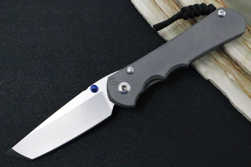 Chris Reeve Knives Large Inkosi - Plain Titanium Handle / Tanto Blade / CPM-S45VN LIN-1042 - Northwest Knives