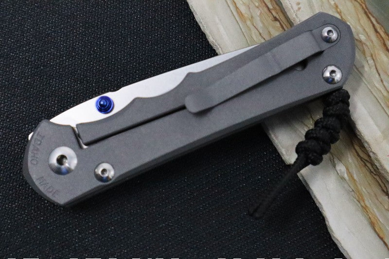 Chris Reeve Knives Large Inkosi - Plain Titanium Handle / Tanto Blade / CPM-S45VN LIN-1042