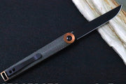 Boker Plus Kaizen Green Canvas Micarta Flipper - Drop Point Blade / D2 steel / Green Canvas Micarta handle 01BO391 - Northwest Knives