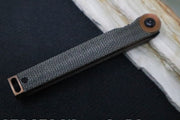 Boker Plus Kaizen Green Canvas Micarta Flipper - Drop Point Blade / D2 steel / Green Canvas Micarta handle 01BO391 - Northwest Knives