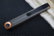 Boker Plus Kaizen Green Canvas Micarta Flipper - Drop Point Blade / D2 steel / Green Canvas Micarta handle 01BO391 - Northwest Knives