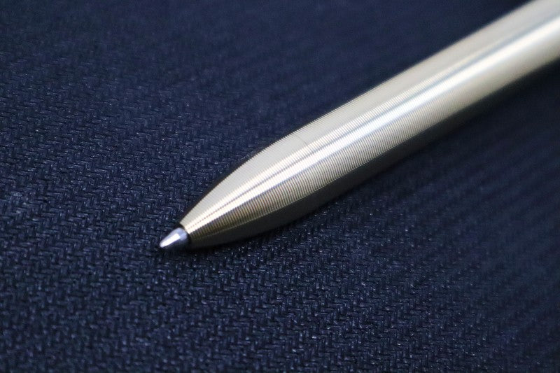 Tactile Turn Small Side Click Pen - Bronze Handle / Titanium Clip - Northwest Knives