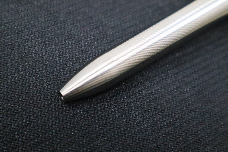 Tactile Turn Bolt Action Mini Pen - Titanium Handle / Titanium Clip