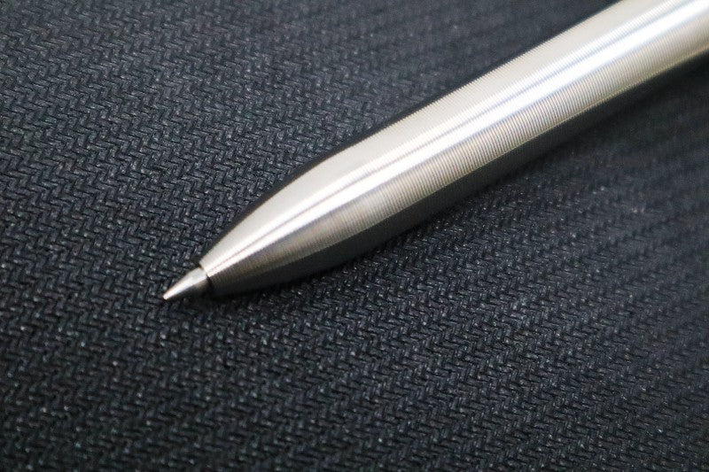 Tactile Turn Bolt Action Mini Pen - Titanium Handle / Titanium Clip