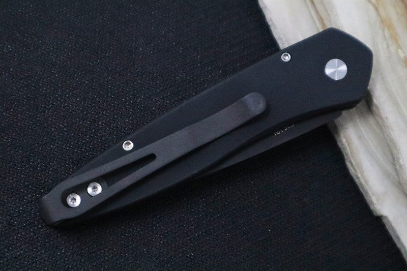 Pro Tech Newport Auto - Tuxedo Handle / S35VN Black Blade 3452 - Northwest Knives