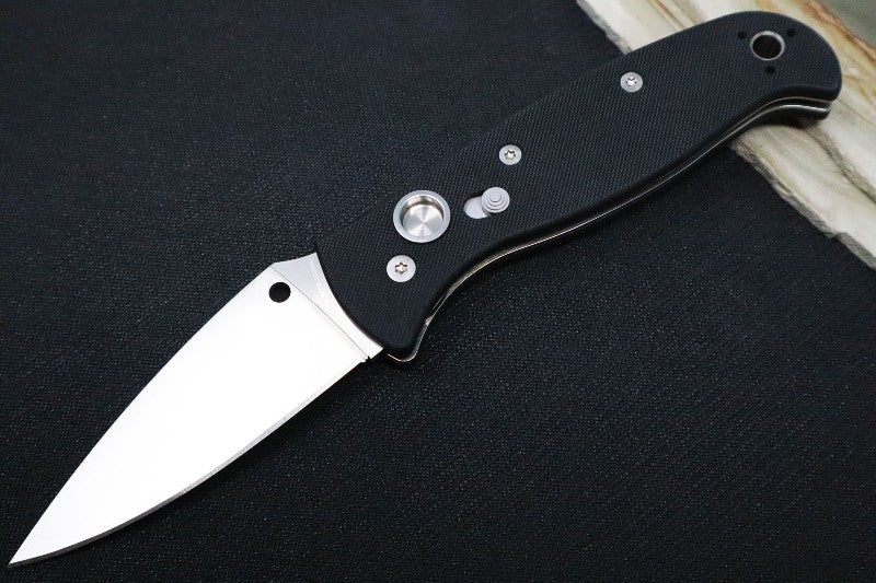 Spyderco Autonomy 2 - Black G-10 Handle / Satin LC200N Blade - C165GP2