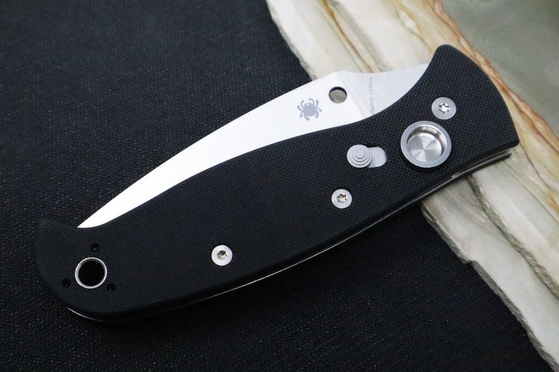 Spyderco Autonomy 2 - Black G-10 Handle / Satin LC200N Blade - C165GP2