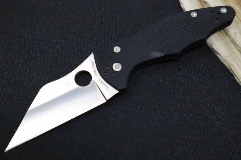 Spyderco Yojimbo 2- Black G10 Handle / Satin Blade - C85GP2