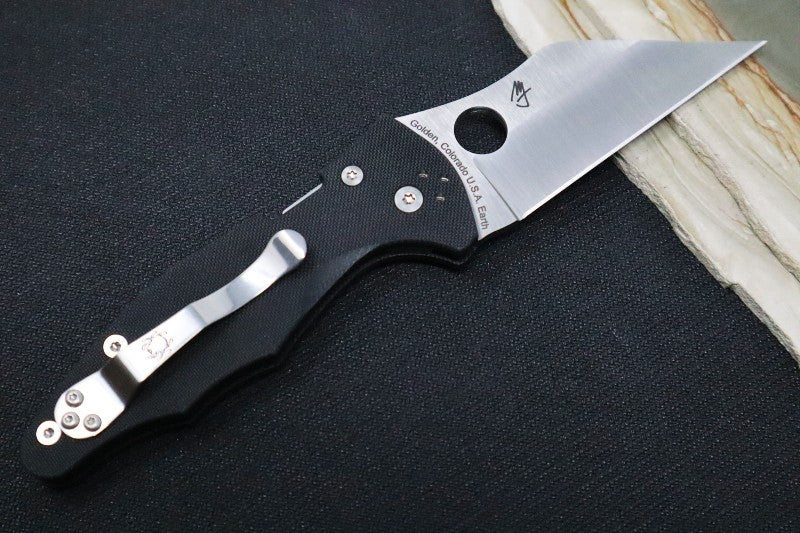 Spyderco Yojimbo 2- Black G10 Handle / Satin Blade - C85GP2