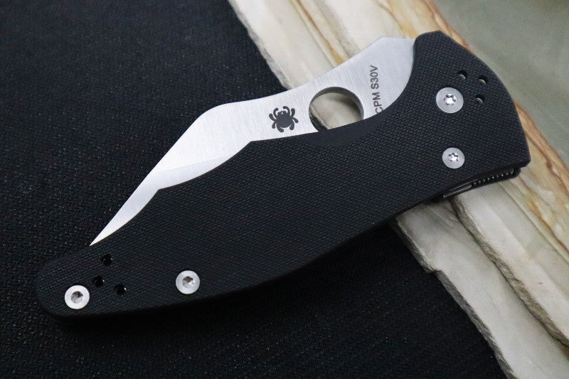Spyderco Yojimbo 2- Black G10 Handle / Satin Blade - C85GP2 - Northwest Knives