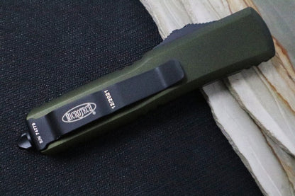 Microtech UTX-85 OTF - Dagger Blade / Black Blade / OD Green Body 232-1OD
