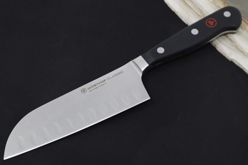 Wusthof Classic - 5" Santoku Knife - Fully forged German stainless steel (X50 CrMoV 15) - Made in Solingen, Germany