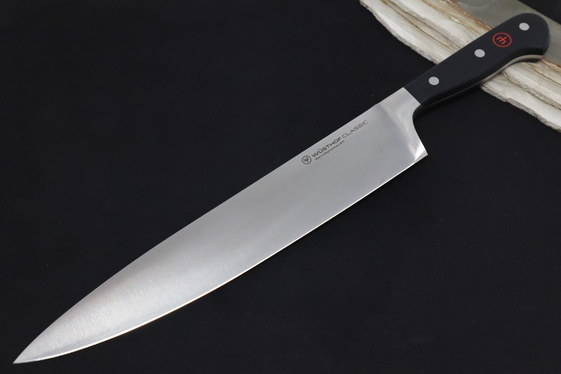 Wusthof Classic - 10" Chef's Knife - Fully forged German stainless steel (X50 CrMoV 15) - Made in Solingen, Germany