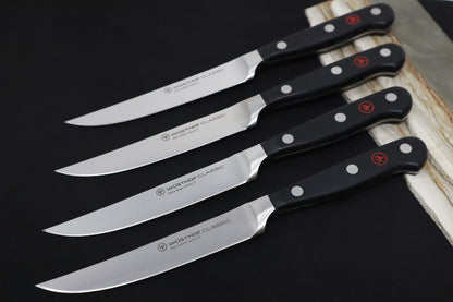 4 pc Steak Knife Set - Wusthof Classic - Eversharp Knives