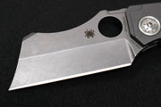 Spyderco Stovepipe - Titanium Handle / Cleaver Blade / CPM-20CV - C260TI - Northwest Knives