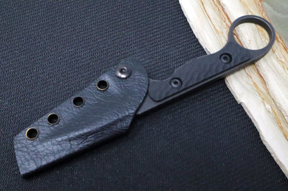 Shank Knife With Black Handle & Black Kydex Sheath | Northwest Knives
