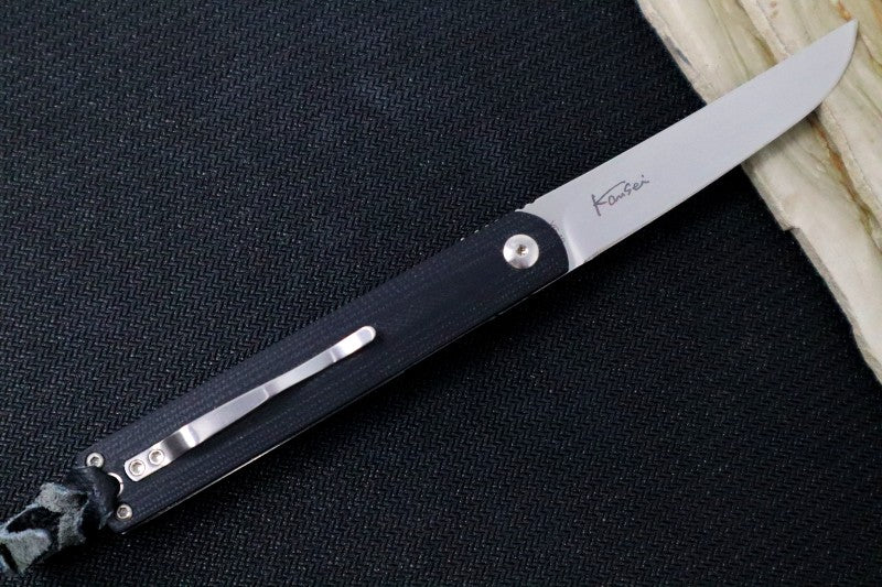 Boker Plus Nori Front Flipper - Black G-10 Handle Scales / VG-10 Steel 01BO890