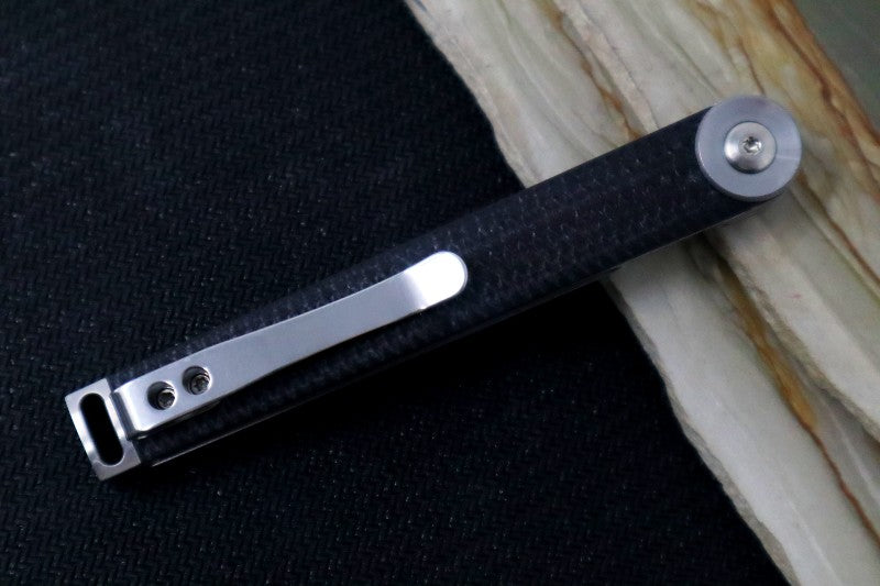 Boker Plus Kaizen Black G-10 Flipper - Drop Point Blade / D2 steel / Black G-10 handle 01BO390