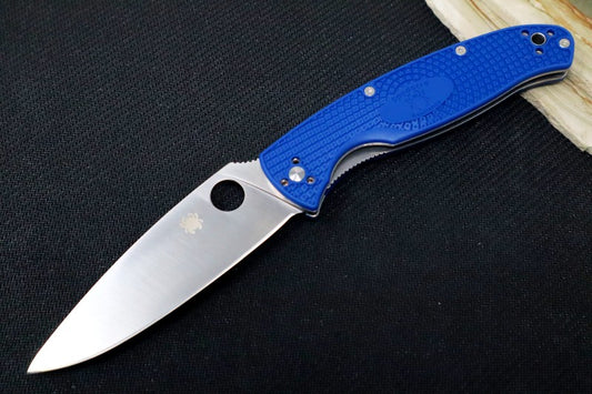 Spyderco Resilience Lightweight- Blue FRN Handle / Satin Blade / CPM-S35VN Steel - C142PBL