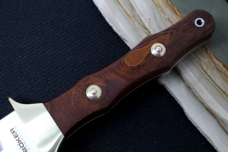 Boker Arbolito Colmillo Guayacan Fixed Blade - Guayacan Wood Handle Scales / Dagger Blade / ACX 390 Steel 02BA918G