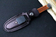 Boker P08-Damascus - Rosewood Wood Handle / Chad Nichols Boomerang Damascus Damascus 121515DAM - Northwest Knives