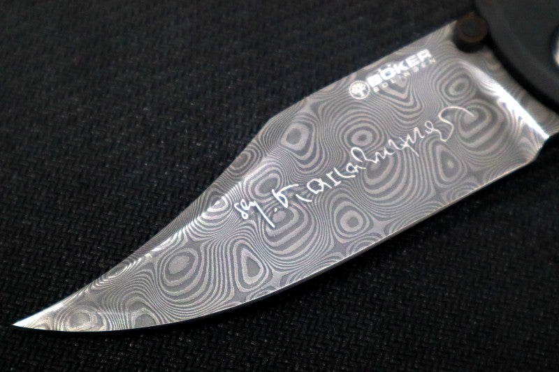 Boker Kalashnikov Bayonet Damascus - Aluminum & Ironwood Handle / Bayonet Damascus Blade 11KAL48DAM - Northwest Knives