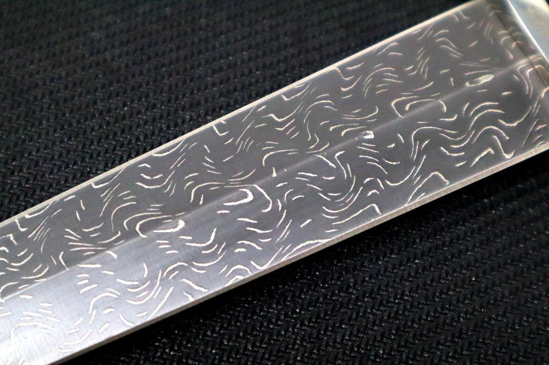 Mosaic Damascus Sword | Dagger Blade | Boker Swiss Dagger | Northwest Knives