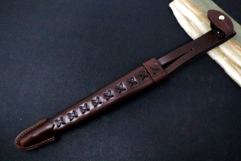Brown Leather Sheath For Boker Dagger | Northwest Knives