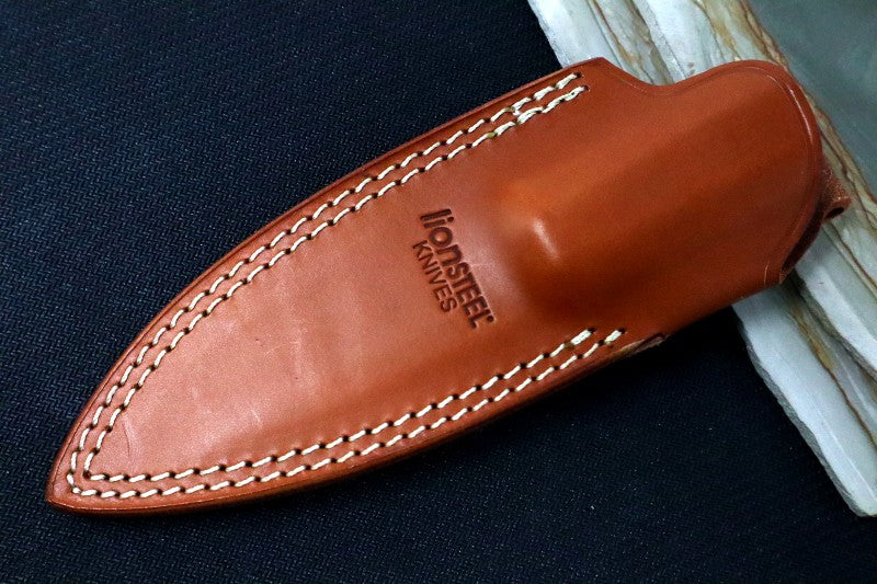 Lionsteel B40 Fixed Blade - Olive Wood Handle / Sleipner steel B40UL