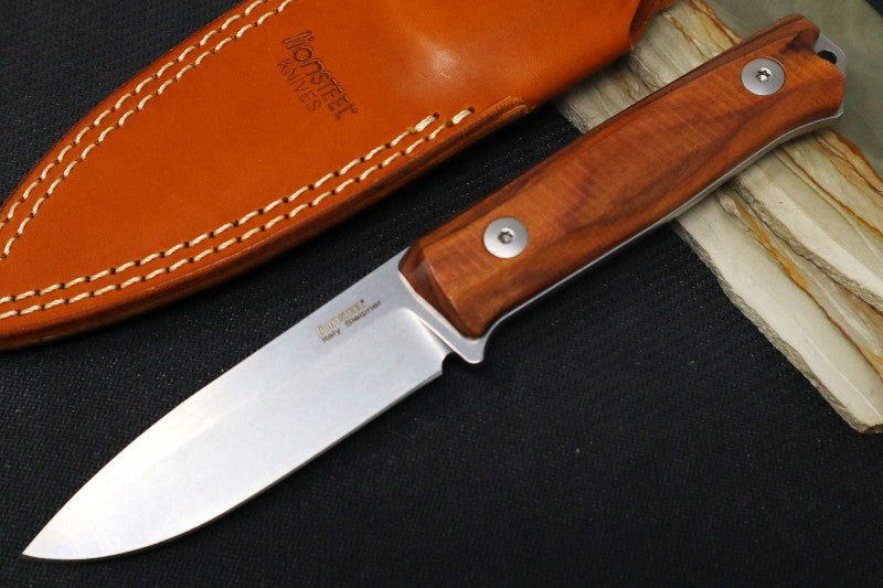 Lionsteel B40 Fixed Blade - Santos Wood  Handle / Sleipner steel B40ST
