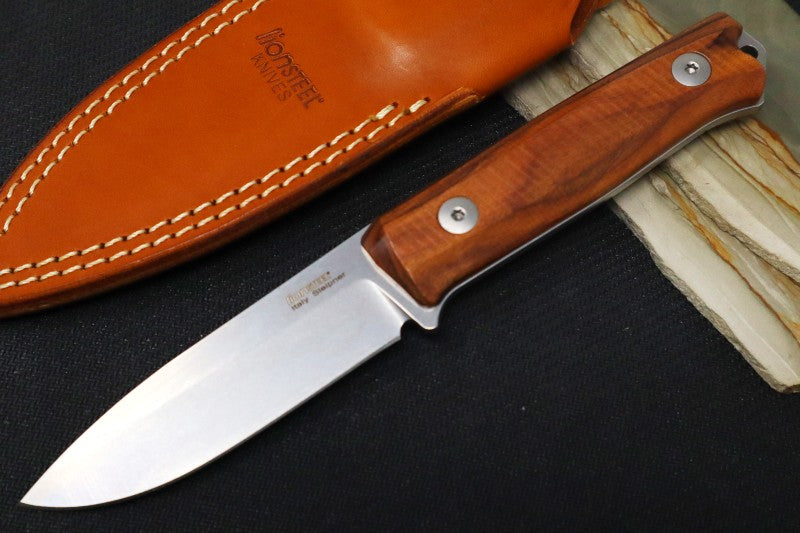 Lionsteel B40 Fixed Blade - Santos Wood  Handle / Sleipner steel B40ST - Northwest Knives