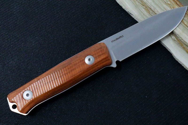 Lionsteel B40 Fixed Blade - Santos Wood  Handle / Sleipner steel B40ST - Northwest Knives