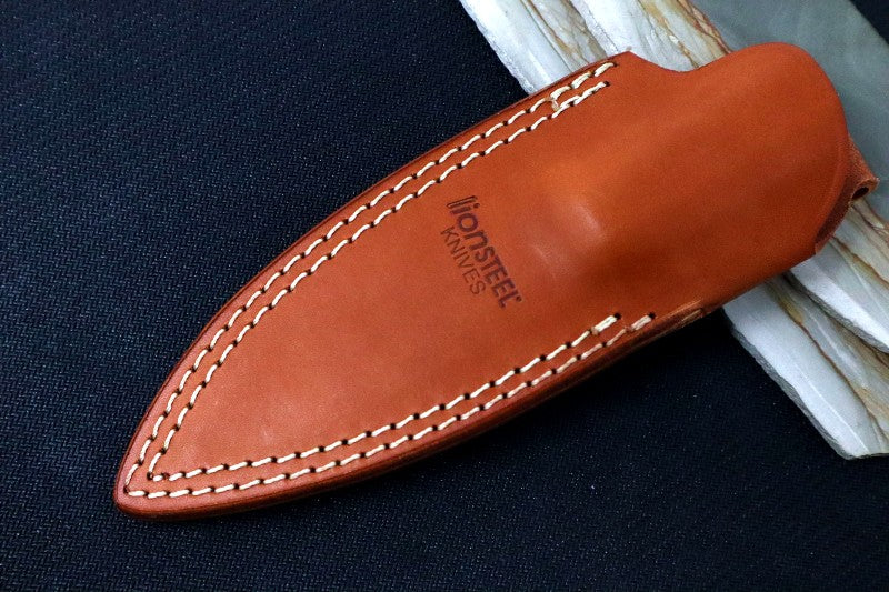 Lionsteel B40 Black G-10 Handle - Fixed Blade