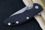 Rick Hinderer Knives XM-18 - Tri Way Pivot- 3.5" Recurve Blade / Working Finish / Black G-10 Handle - Northwest Knives