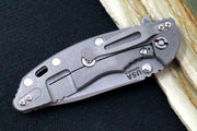 Rick Hinderer Knives XM-18 - Tri Way Pivot- 3.5" Recurve Blade / Working Finish / Black G-10 Handle - Northwest Knives