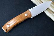 Lionsteel M4 Hunting Knife w/ Natural Canvas Micarta Handle - Fixed Blade - Northwest Knives