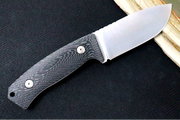 Lionsteel M3 Hunting Knife - Black Micarta Handle / Satin Niolox Steel / Black Cordura Sheath M3MI - Northwest Knives