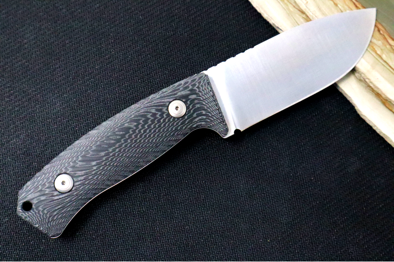 Lionsteel M3 Hunting Knife - Black Micarta Handle / Satin Niolox Steel / Black Cordura Sheath M3MI - Northwest Knives