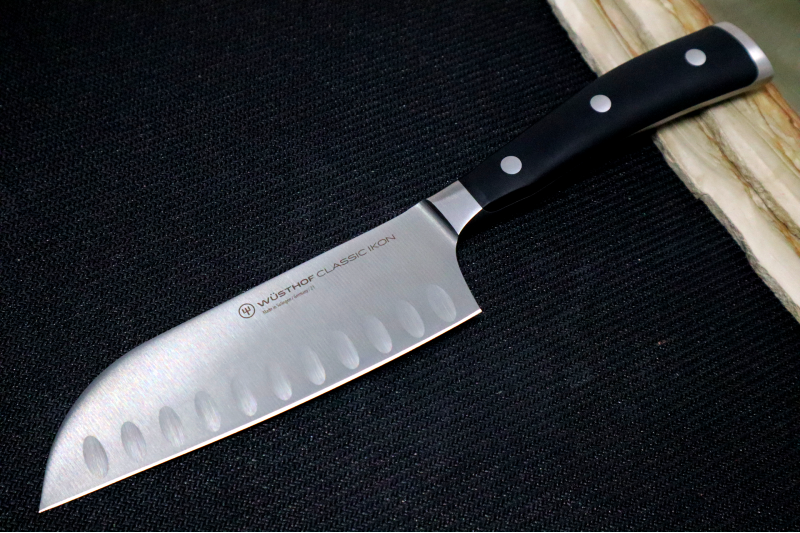 Wusthof Classic Ikon - 5" Santoku Knife - Fully forged German stainless steel (X50 CrMoV 15) - Made in Solingen, Germany