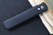Pro Tech Godfather Auto - Black Aluminum Handle / Black Blade 921 - Northwest Knives