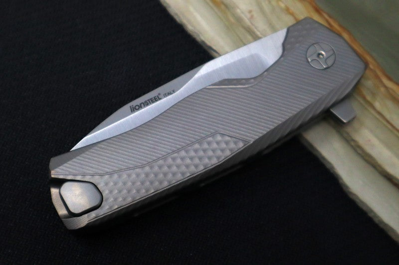 Lionsteel ROK Flipper - Full Titanium Handle - ROK-G - Northwest Knives